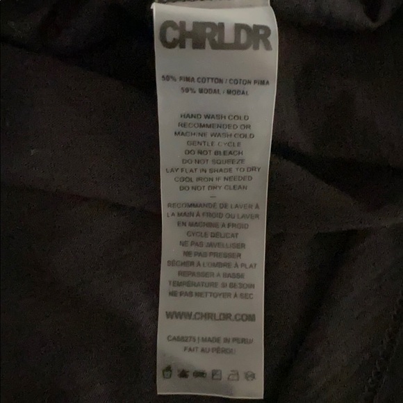 NWT CHRLDR Black T-shirt S - Picture 6 of 6